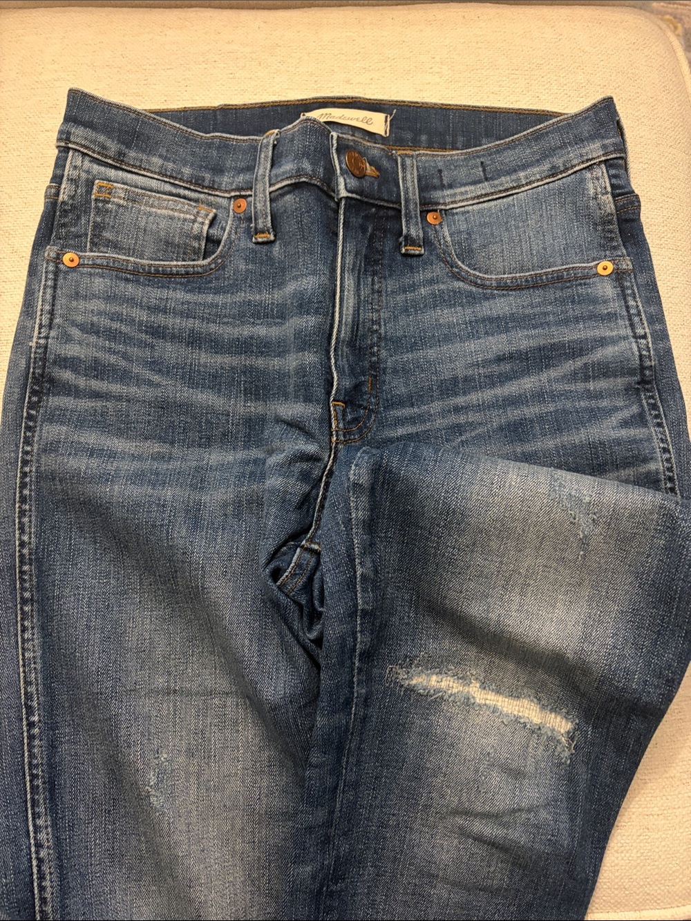 Madewell High-Rise Skinny Women’s Jeans - Raw Hem - Picture 2 of 4